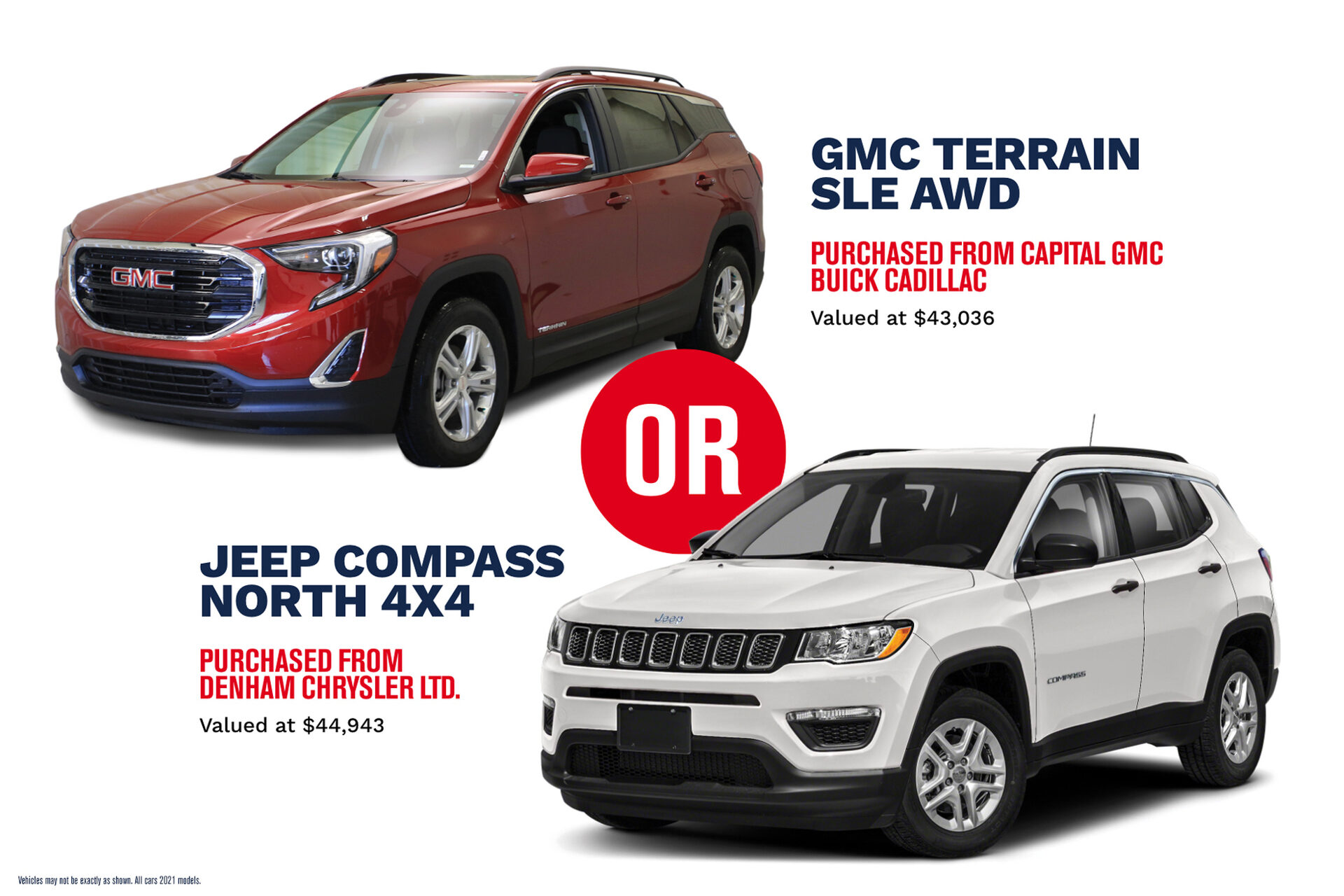 STARS Lottery2021 Luxury Vehivles GMC Jeep